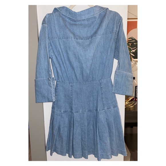 Alice + Olivia Denim Amanda Work/Office Dress - Picture 3 of 5